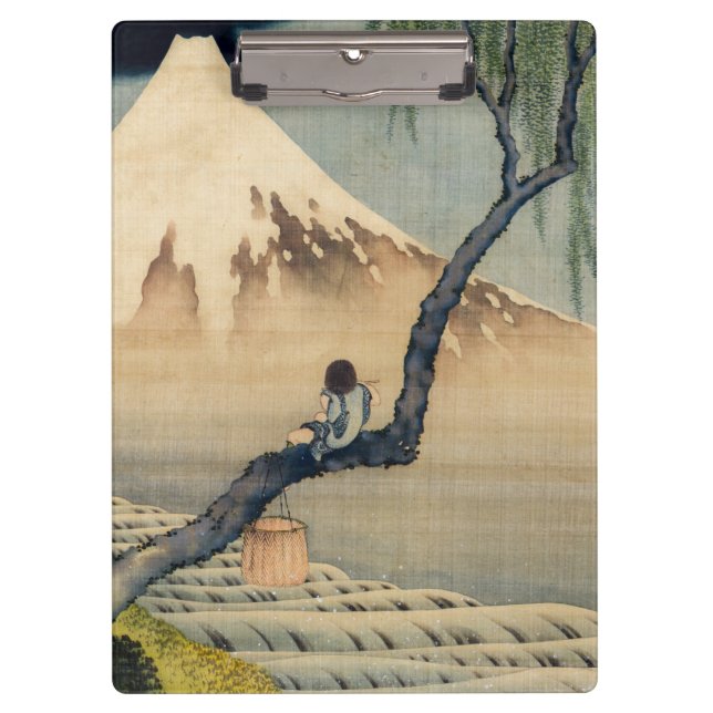 Katsushika Hokusai - Boy Viewing Mount Fuji Clipboard (Front)