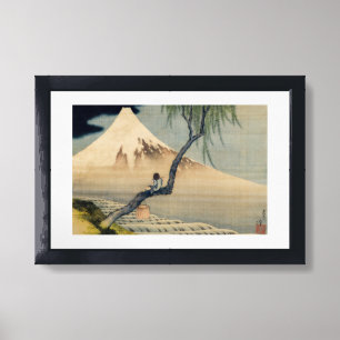 Katsushika Hokusai - Boy Viewing Mount Fuji Framed Art