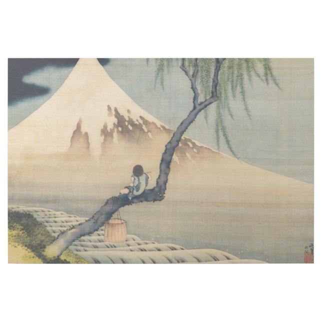 Katsushika Hokusai - Boy Viewing Mount Fuji Gallery Wrap (Front)
