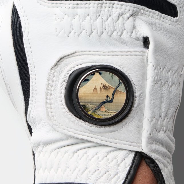 Katsushika Hokusai - Boy Viewing Mount Fuji Golf Glove (Creator Uploaded)
