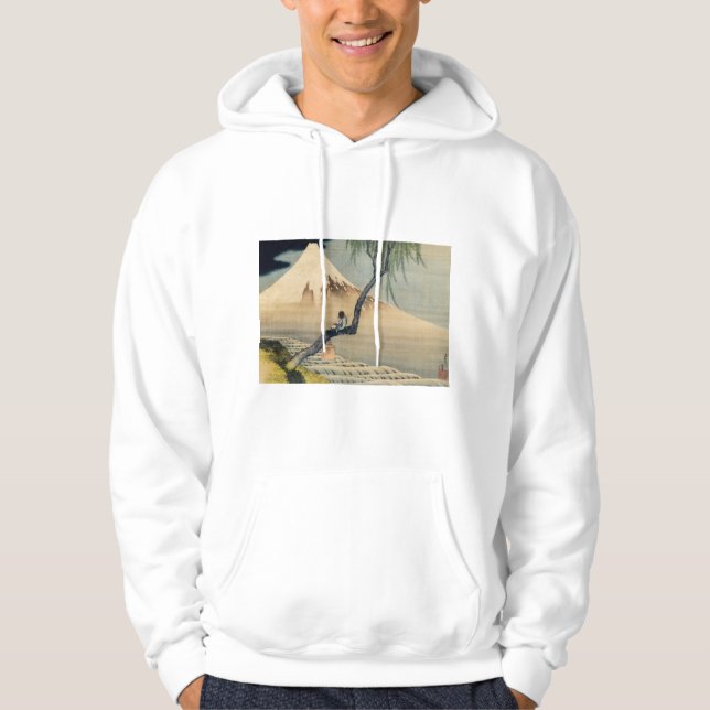 Katsushika Hokusai - Boy Viewing Mount Fuji Hoodie (Front)