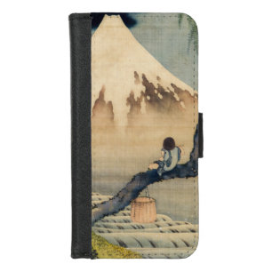 Katsushika Hokusai - Boy Viewing Mount Fuji iPhone 8/7 Wallet Case