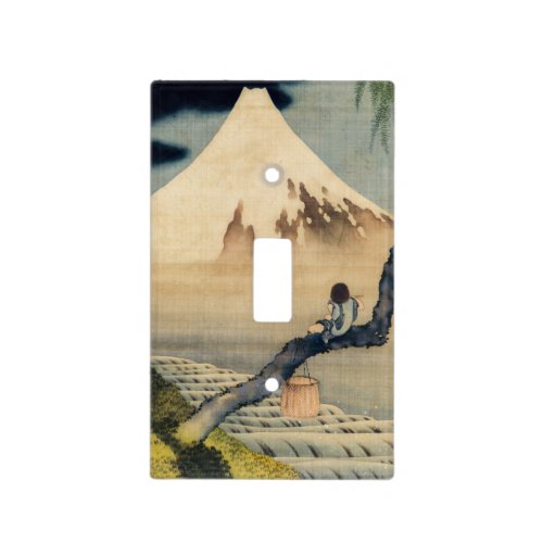 Katsushika Hokusai _ Boy Viewing Mount Fuji Light Switch Cover