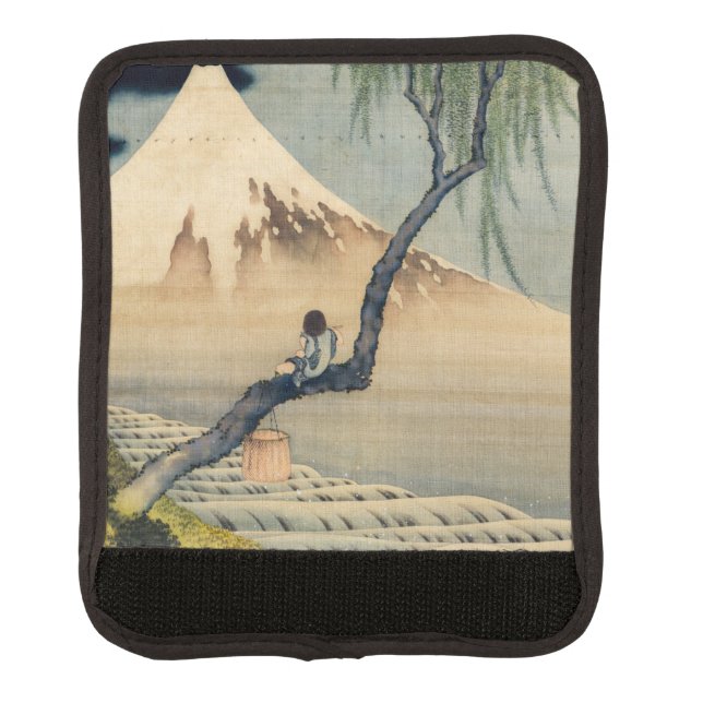 Katsushika Hokusai - Boy Viewing Mount Fuji Luggage Handle Wrap (Front)