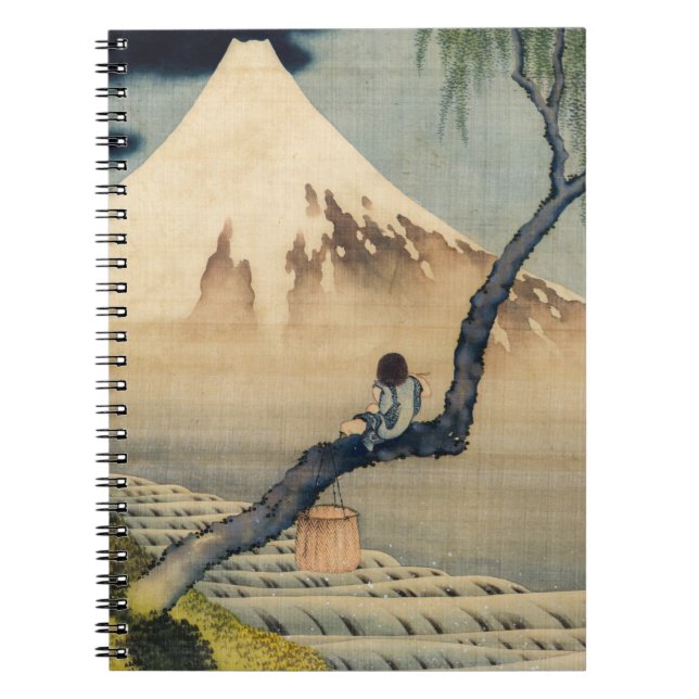 Katsushika Hokusai - Boy Viewing Mount Fuji Notebook (Front)