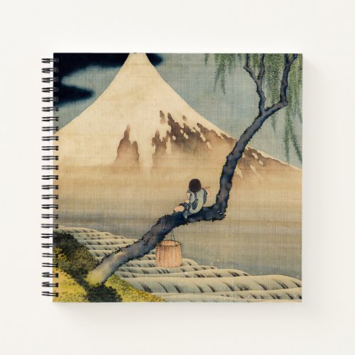 Katsushika Hokusai _ Boy Viewing Mount Fuji Notebook