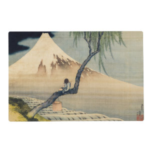 Katsushika Hokusai - Boy Viewing Mount Fuji Placemat