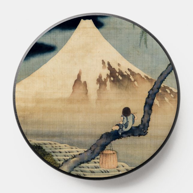 Katsushika Hokusai - Boy Viewing Mount Fuji PopSocket (Popsocket)