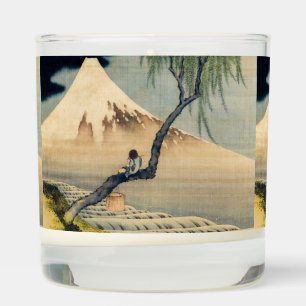 Katsushika Hokusai - Boy Viewing Mount Fuji Scented Candle