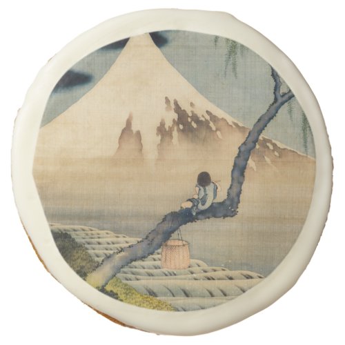 Katsushika Hokusai _ Boy Viewing Mount Fuji Sugar Cookie