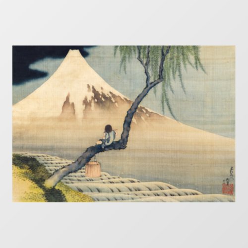 Katsushika Hokusai _ Boy Viewing Mount Fuji Wall Decal