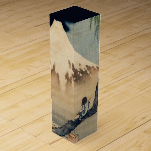 Katsushika Hokusai _ Boy Viewing Mount Fuji Wine Box