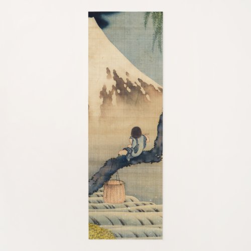 Katsushika Hokusai _ Boy Viewing Mount Fuji Yoga Mat