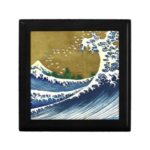 Katsushika Hokusai _ Colored Big Wave Gift Box