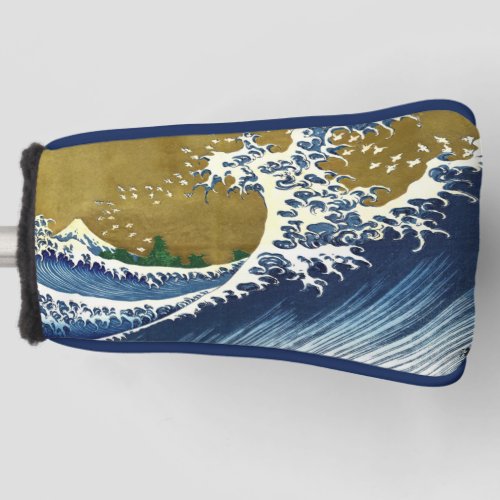 Katsushika Hokusai _ Colored Big Wave Golf Head Cover