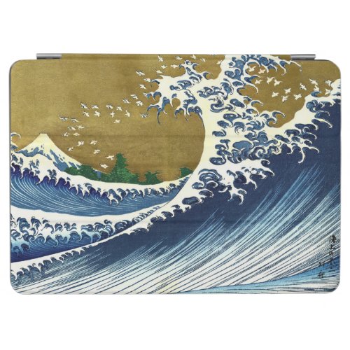 Katsushika Hokusai _ Colored Big Wave iPad Air Cover