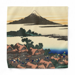 Katsushika Hokusai Dawn in Kai province Bandana