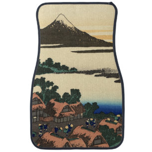 Katsushika Hokusai  Dawn in Kai province   Car Floor Mat