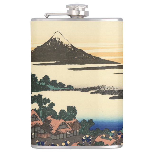 Katsushika Hokusai  Dawn in Kai province     Flask (Front)