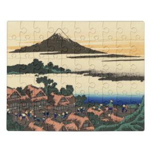 Katsushika Hokusai Dawn in Kai province Jigsaw Puzzle