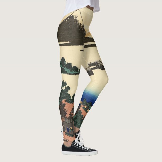 Katsushika Hokusai  Dawn in Kai province   Leggings (Right)