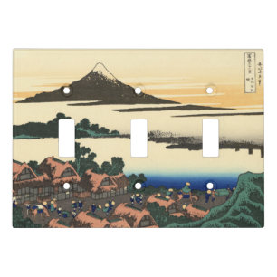 Katsushika Hokusai Dawn in Kai province Light Switch Cover