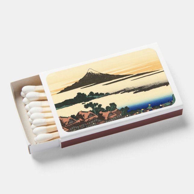 Katsushika Hokusai. Dawn in Kai province Matchboxes (Front Open)