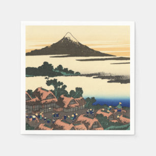 Katsushika Hokusai Dawn in Kai province Napkins