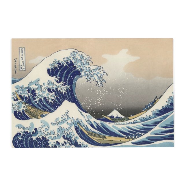 Katsushika Hokusai Double Sided Placemat 1 (Front)