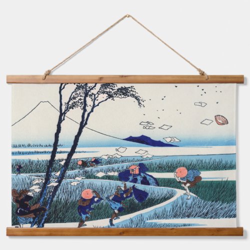 Katsushika Hokusai _ Ejiri in the Suruga province Hanging Tapestry