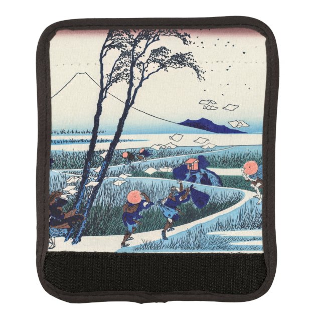 Katsushika Hokusai - Ejiri in the Suruga province Luggage Handle Wrap (Front)