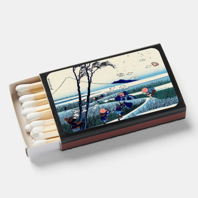 Katsushika Hokusai - Ejiri in the Suruga province Matchboxes (Front Open)