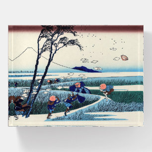 Katsushika Hokusai - Ejiri in the Suruga province Paperweight