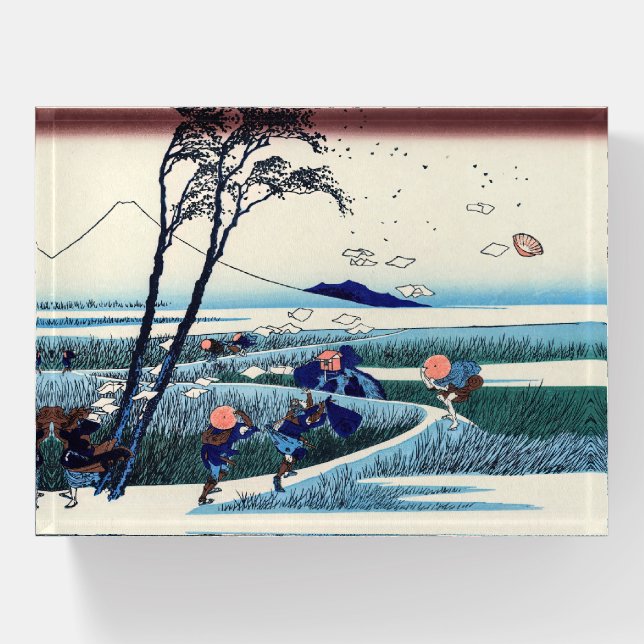 Katsushika Hokusai - Ejiri in the Suruga province Paperweight (Front)