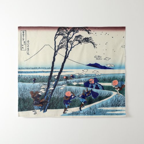 Katsushika Hokusai _ Ejiri in the Suruga province Tapestry