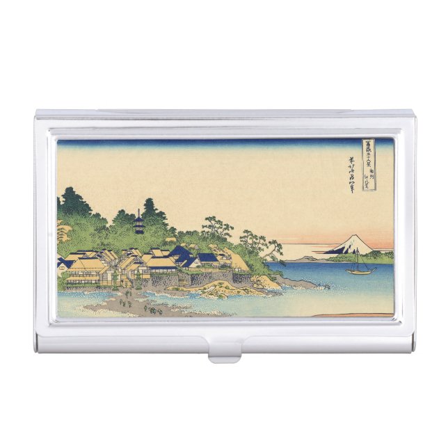 Katsushika Hokusai Enoshima in the Sagami province Business Card Case (Front)