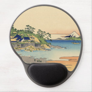 Katsushika Hokusai Enoshima in the Sagami province Gel Mouse Pad