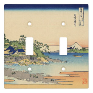 Katsushika Hokusai Enoshima in the Sagami province Light Switch Cover