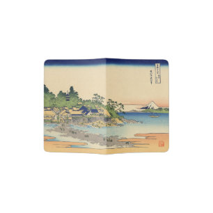 Katsushika Hokusai Enoshima in the Sagami province Passport Holder