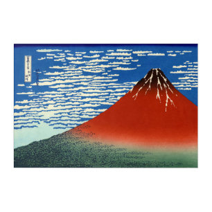 Katsushika Hokusai - Fine Wind, Clear Morning Acrylic Print