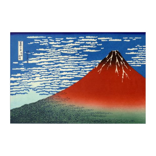 Katsushika Hokusai _ Fine Wind Clear Morning Acrylic Print