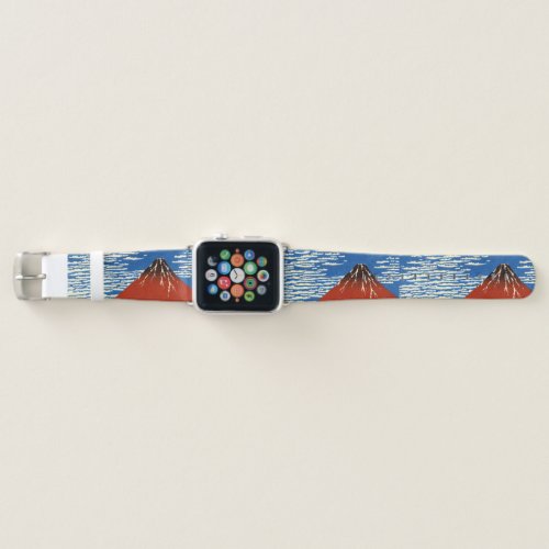 Katsushika Hokusai _ Fine Wind Clear Morning Apple Watch Band