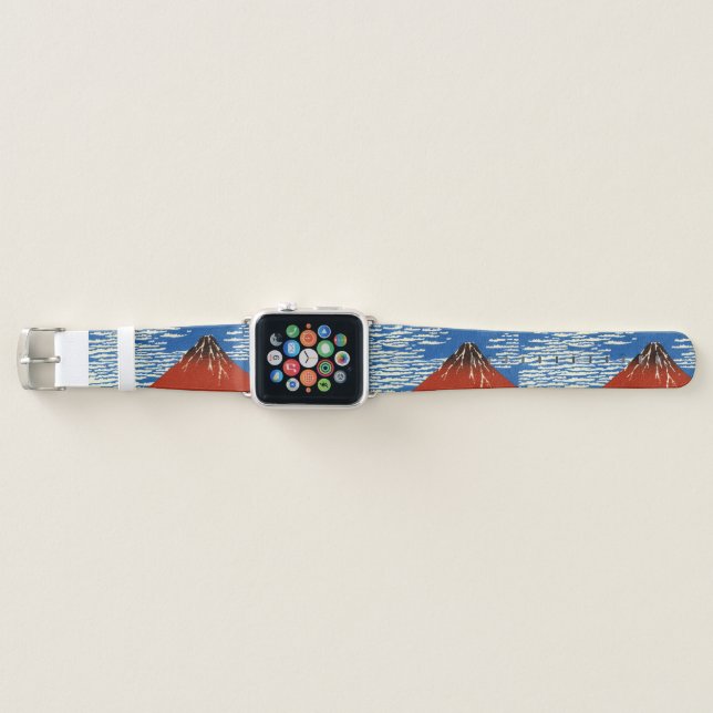 Katsushika Hokusai - Fine Wind, Clear Morning Apple Watch Band (Front)