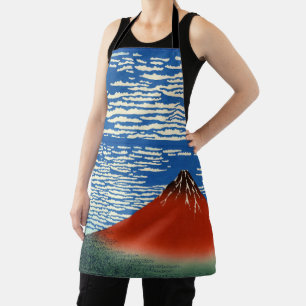 Katsushika Hokusai - Fine Wind, Clear Morning Apron