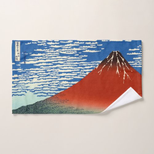 Katsushika Hokusai _ Fine Wind Clear Morning Bath Towel Set