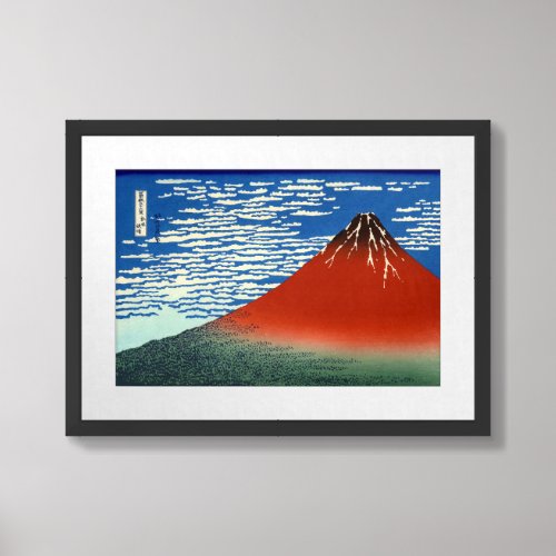 Katsushika Hokusai _ Fine Wind Clear Morning Framed Art