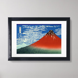 Katsushika Hokusai - Fine Wind, Clear Morning Framed Art
