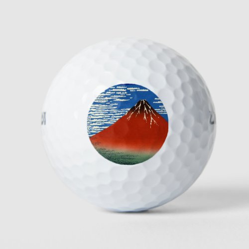 Katsushika Hokusai _ Fine Wind Clear Morning Golf Balls