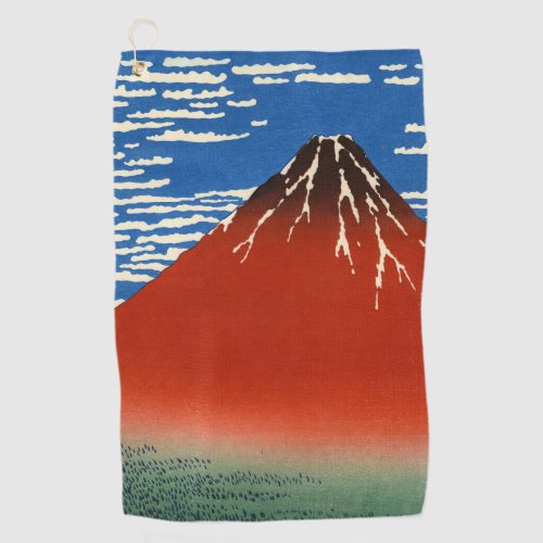 Katsushika Hokusai _ Fine Wind Clear Morning Golf Towel