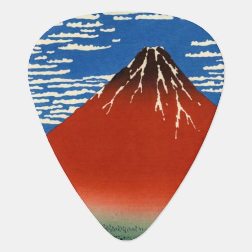 Katsushika Hokusai _ Fine Wind Clear Morning Guitar Pick